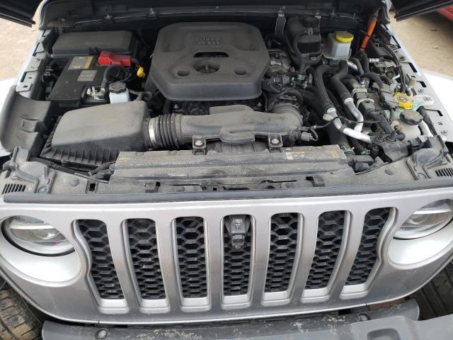 1C4JJXP6XMW727945 - 2021 JEEP WRANGLER U SAHARA 4XE GRAY photo 12