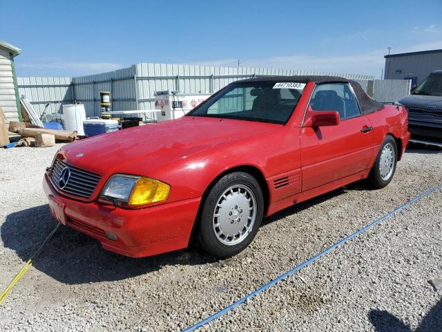 WDBFA66E1NF049711 - 1992 MERCEDES-BENZ 500 SL RED photo 1