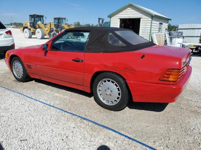 WDBFA66E1NF049711 - 1992 MERCEDES-BENZ 500 SL RED photo 2