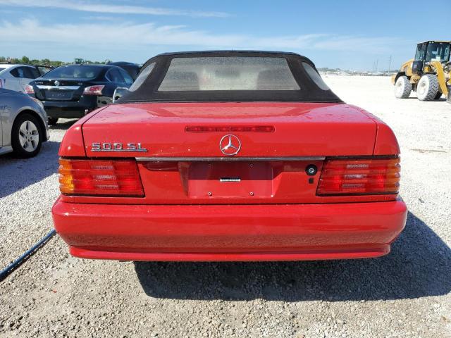 WDBFA66E1NF049711 - 1992 MERCEDES-BENZ 500 SL RED photo 6