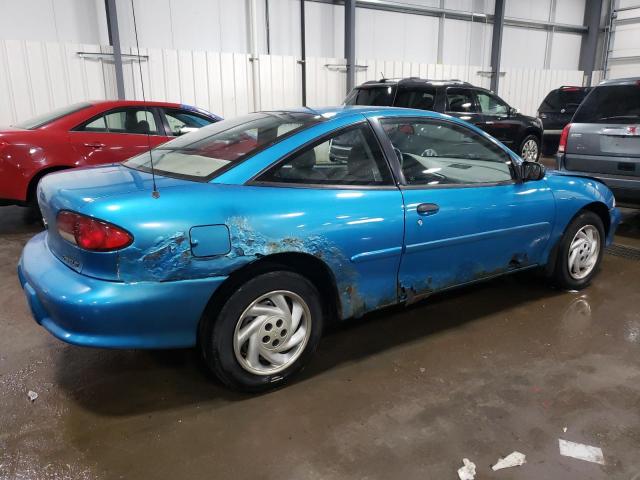 1G1JC1240W7180199 - 1998 CHEVROLET CAVALIER BASE BLUE photo 3