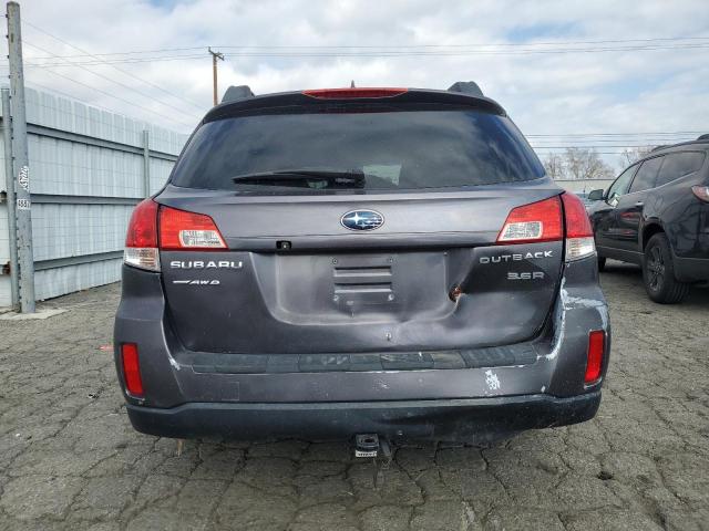 4S4BRDLC7B2389833 - 2011 SUBARU OUTBACK 3.6R LIMITED GRAY photo 6