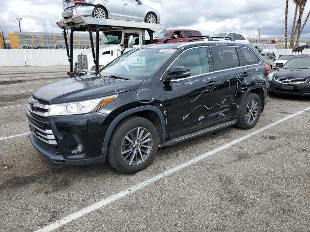 5TDJZRFH7JS548331 - 2018 TOYOTA HIGHLANDER SE BLACK photo 1