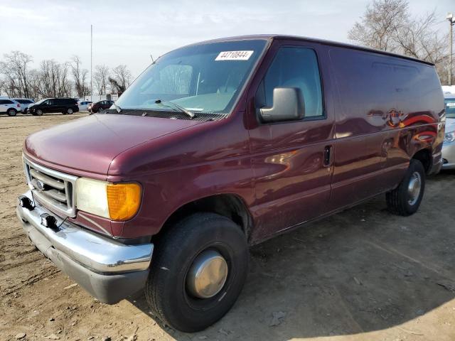 1FTNE24W06DA09087 - 2006 FORD ECONOLINE E250 VAN BURGUNDY photo 1