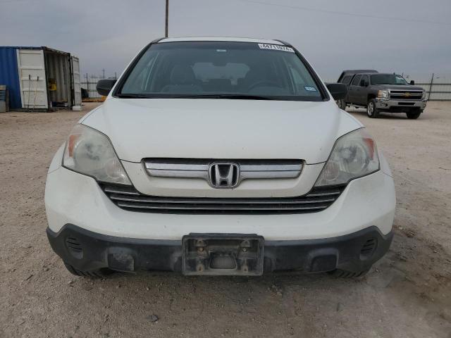 JHLRE38599C004895 - 2009 HONDA CR-V EX WHITE photo 5