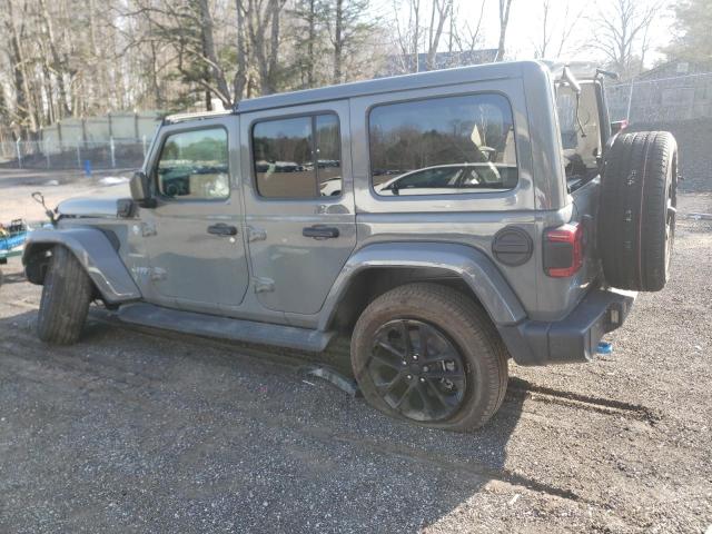 1C4JJXP61NW169680 - 2022 JEEP WRANGLER U SAHARA 4XE GRAY photo 2