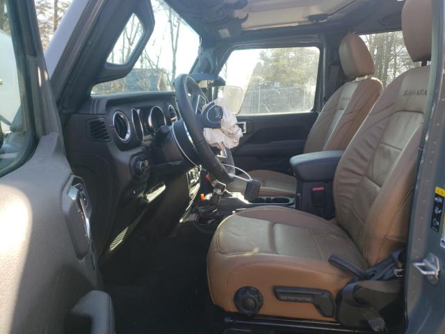 1C4JJXP61NW169680 - 2022 JEEP WRANGLER U SAHARA 4XE GRAY photo 7