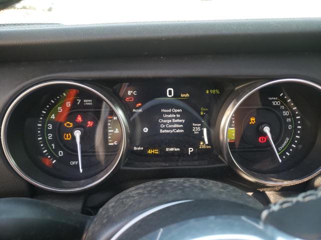 1C4JJXP61NW169680 - 2022 JEEP WRANGLER U SAHARA 4XE GRAY photo 9