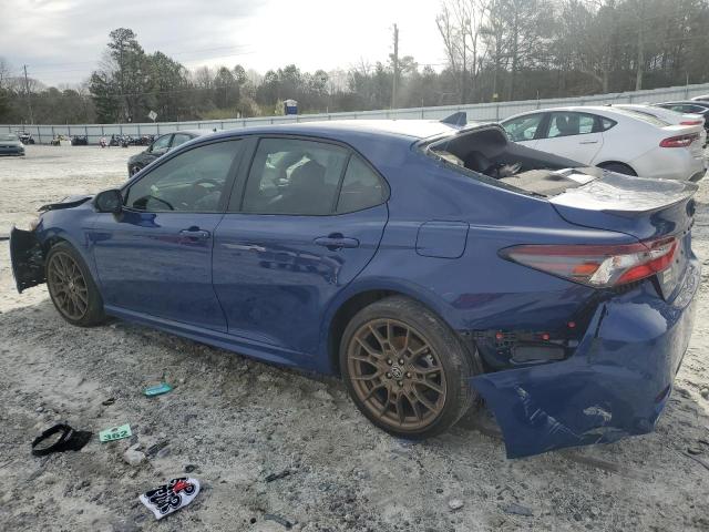 4T1T11AK8PU105271 - 2023 TOYOTA CAMRY SE NIGHT SHADE BLUE photo 2