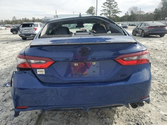 4T1T11AK8PU105271 - 2023 TOYOTA CAMRY SE NIGHT SHADE BLUE photo 6