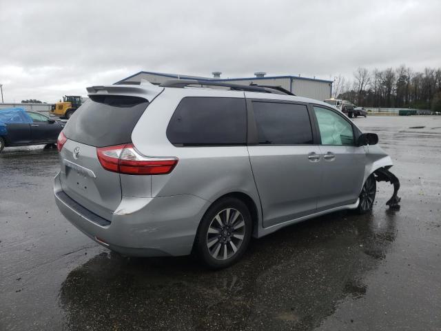 5TDYZ3DC5KS019688 - 2019 TOYOTA SIENNA XLE SILVER photo 3