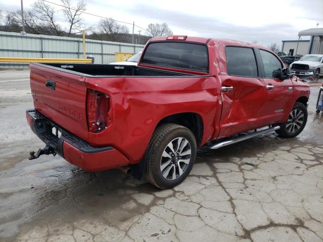 5TFHW5F16JX678999 - 2018 TOYOTA TUNDRA CREWMAX LIMITED MAROON photo 3