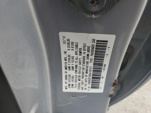 1HGCR2F30EA159121 - 2014 HONDA ACCORD LX SILVER photo 12