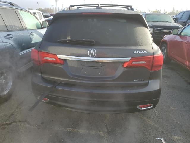 5FRYD4H98GB057297 - 2016 ACURA MDX ADVANCE BLACK photo 6