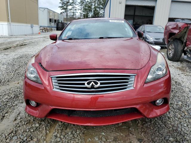 JN1CV6FE0EM901392 - 2014 INFINITI Q60 BASE BURGUNDY photo 5