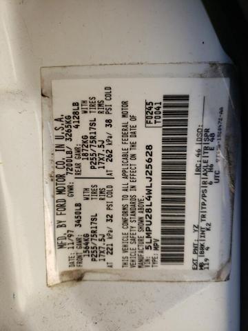 5LMPU28L4WLJ25628 - 1998 LINCOLN NAVIGATOR 白色 照片 13