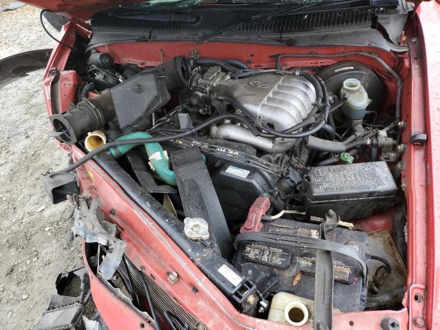 5TESN92N54Z454645 - 2004 TOYOTA TACOMA XTRACAB PRERUNNER 红色 照片 11