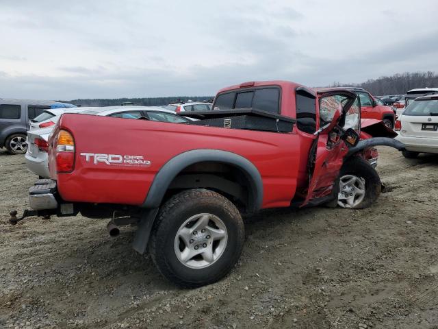 5TESN92N54Z454645 - 2004 TOYOTA TACOMA XTRACAB PRERUNNER RED photo 3