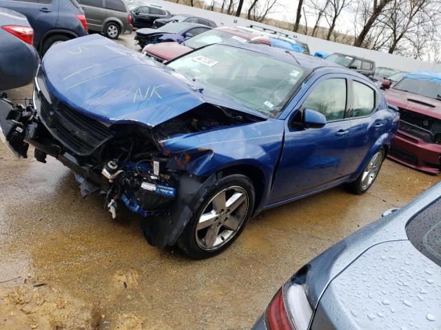 1B3CC5FV0AN134422 - 2010 DODGE AVENGER R/T BLUE photo 1