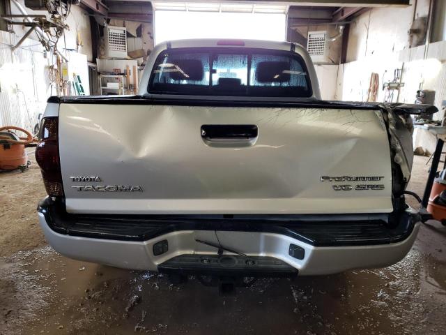 5TEJU62N46Z188664 - 2006 TOYOTA TACOMA DOUBLE CAB PRERUNNER SILVER photo 6