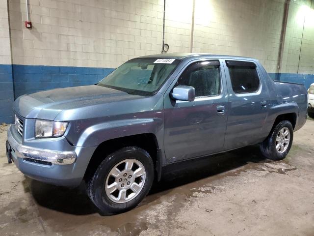 2HJYK16517H539833 - 2007 HONDA RIDGELINE RTL BLUE photo 1