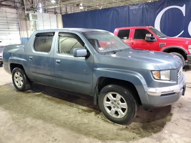 2HJYK16517H539833 - 2007 HONDA RIDGELINE RTL BLUE photo 4