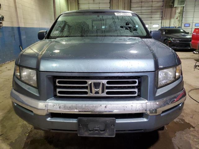 2HJYK16517H539833 - 2007 HONDA RIDGELINE RTL BLUE photo 5