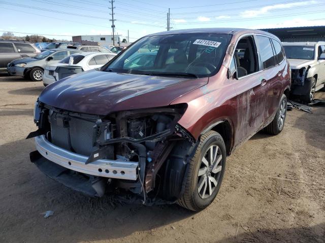 5FNYF6H34LB002651 - 2020 HONDA PILOT EX MAROON photo 1