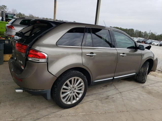 2LMDJ6JK7CBL14880 - 2012 LINCOLN MKX TAN photo 3