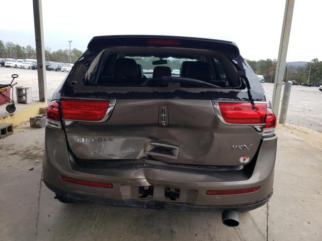 2LMDJ6JK7CBL14880 - 2012 LINCOLN MKX TAN photo 6