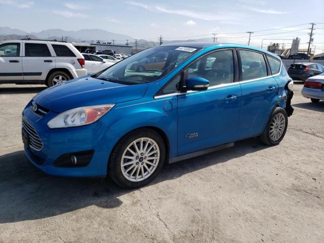 1FADP5CU2FL123787 - 2015 FORD C-MAX PREMIUM SEL BLUE photo 1