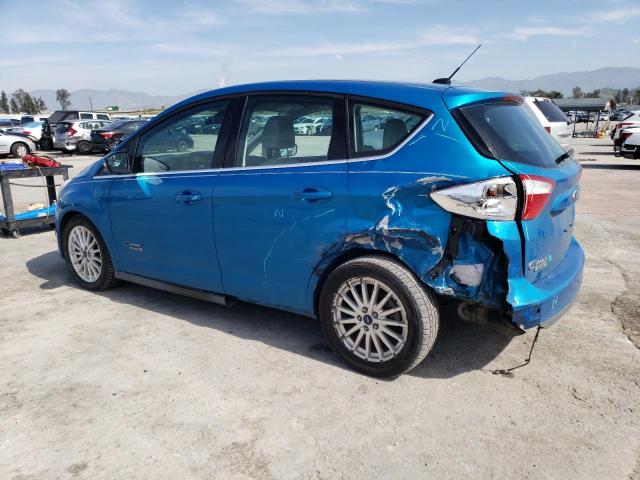 1FADP5CU2FL123787 - 2015 FORD C-MAX PREMIUM SEL BLUE photo 2