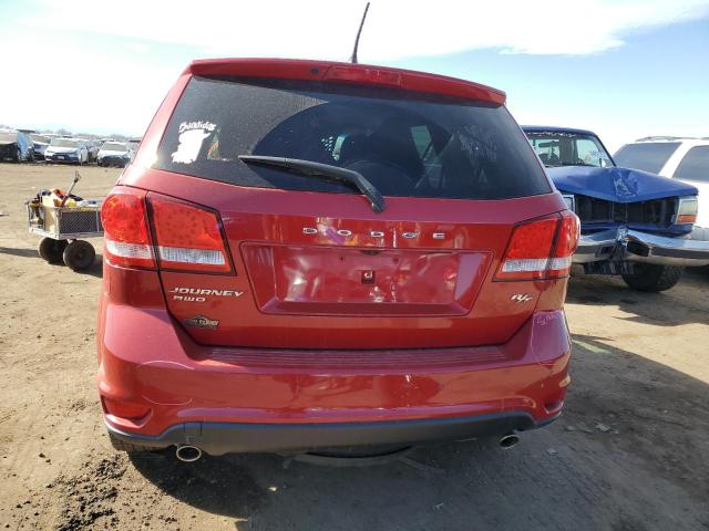 3C4PDDEGXFT675754 - 2015 DODGE JOURNEY R/T RED photo 6