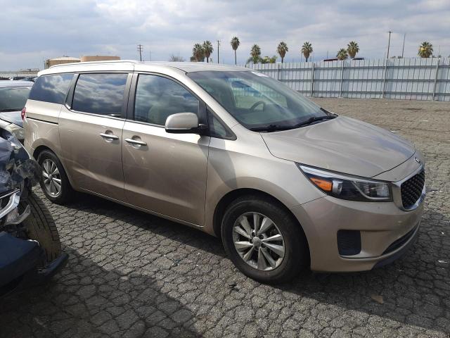 KNDMB5C16G6204063 - 2016 KIA SEDONA LX CREAM photo 4