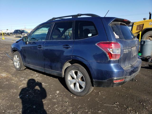 JF2SJAHC9EH402961 - 2014 SUBARU FORESTER 2.5I LIMITED BLUE photo 2