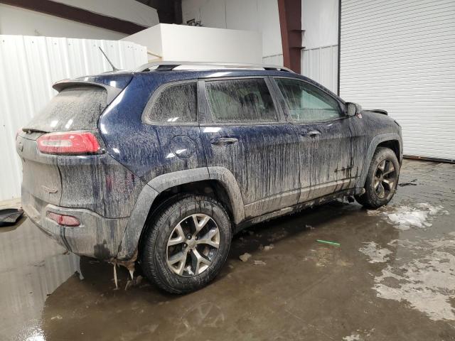 1C4PJMBS0EW165231 - 2014 JEEP CHEROKEE TRAILHAWK BLUE photo 3