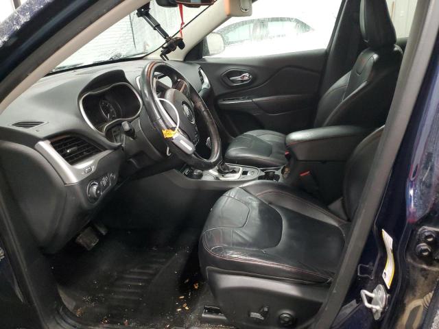 1C4PJMBS0EW165231 - 2014 JEEP CHEROKEE TRAILHAWK BLUE photo 7