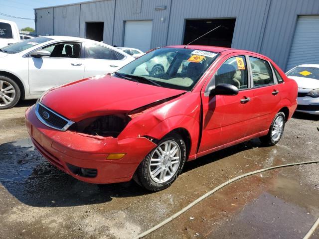1FAFP34N37W338776 - 2007 FORD FOCUS ZX4 RED photo 1