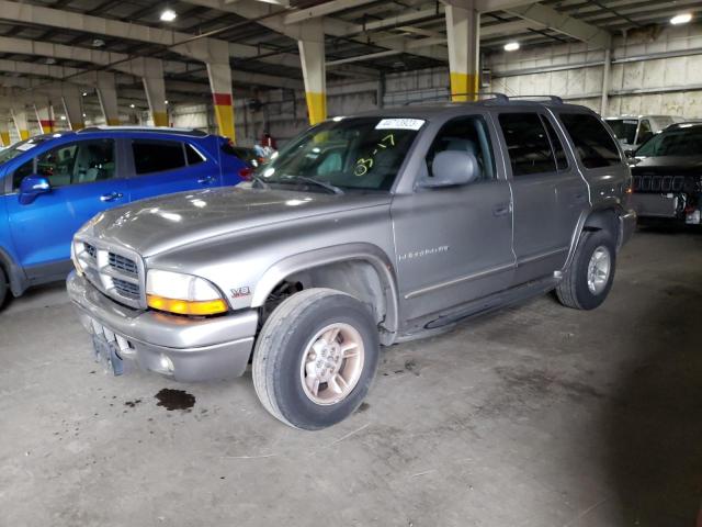 1B4HS28Z0YF189461 - 2000 DODGE DURANGO GRAY photo 1