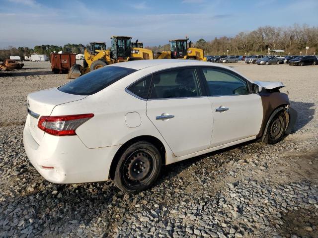 3N1AB7AP5FY299764 - 2015 NISSAN SENTRA S WHITE photo 3