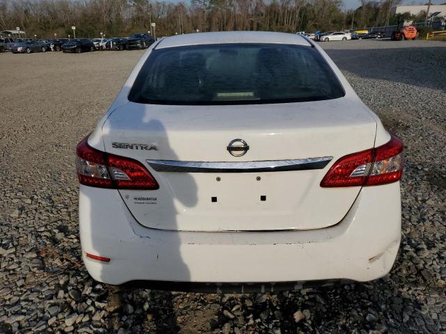 3N1AB7AP5FY299764 - 2015 NISSAN SENTRA S WHITE photo 6