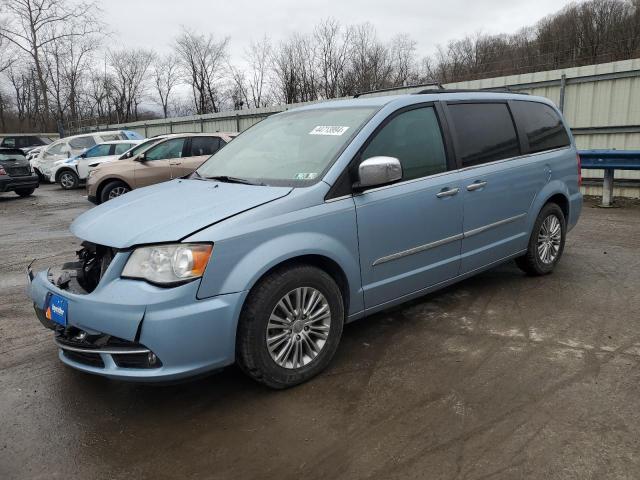 2C4RC1CG7DR589511 - 2013 CHRYSLER TOWN & COU TOURING L BLUE photo 1