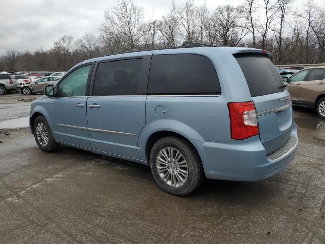 2C4RC1CG7DR589511 - 2013 CHRYSLER TOWN & COU TOURING L BLUE photo 2