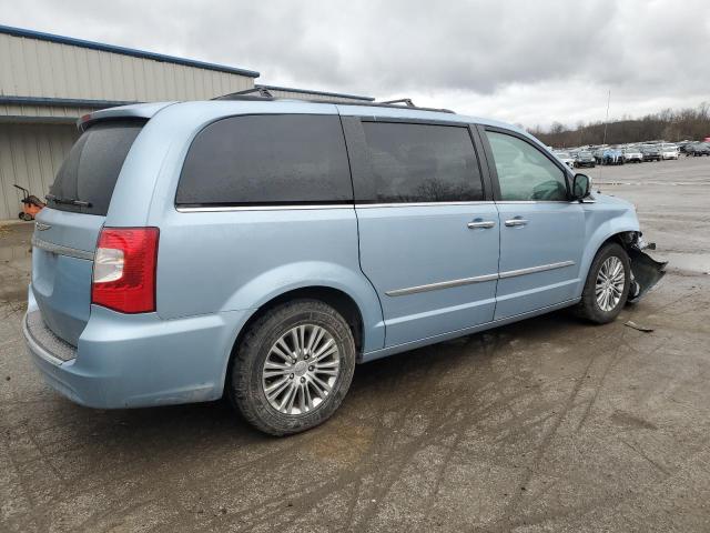 2C4RC1CG7DR589511 - 2013 CHRYSLER TOWN & COU TOURING L BLUE photo 3