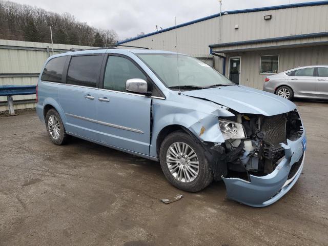 2C4RC1CG7DR589511 - 2013 CHRYSLER TOWN & COU TOURING L BLUE photo 4