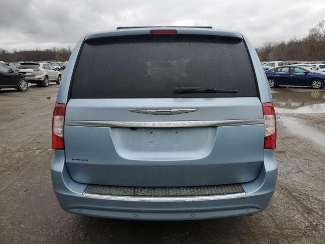 2C4RC1CG7DR589511 - 2013 CHRYSLER TOWN & COU TOURING L BLUE photo 6