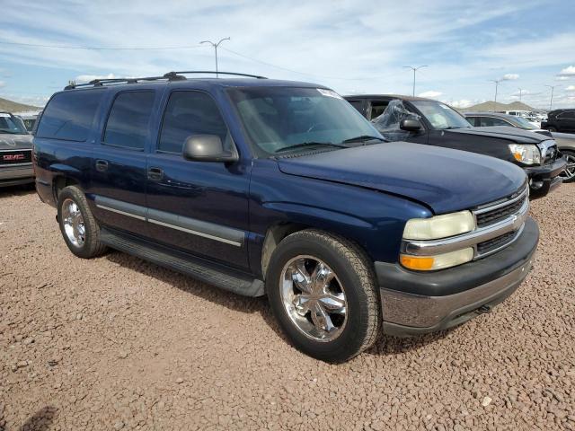 3GNEC16T22G334380 - 2002 CHEVROLET SUBURBAN C1500 BLUE photo 4