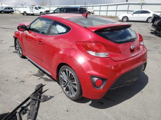 KMHTC6AE7GU297106 - 2016 HYUNDAI VELOSTER TURBO RED photo 3