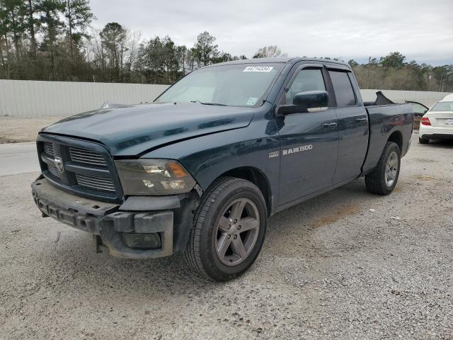 1D7RB1GT7BS628481 - 2011 DODGE RAM 1500 GREEN photo 1