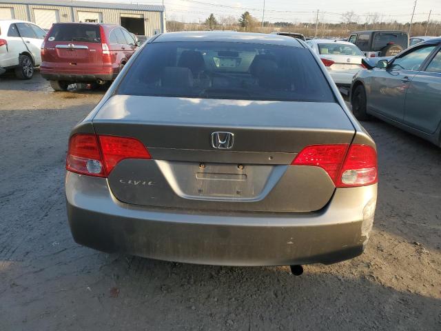 2HGFA16518H313728 - 2008 HONDA CIVIC LX SILVER photo 6